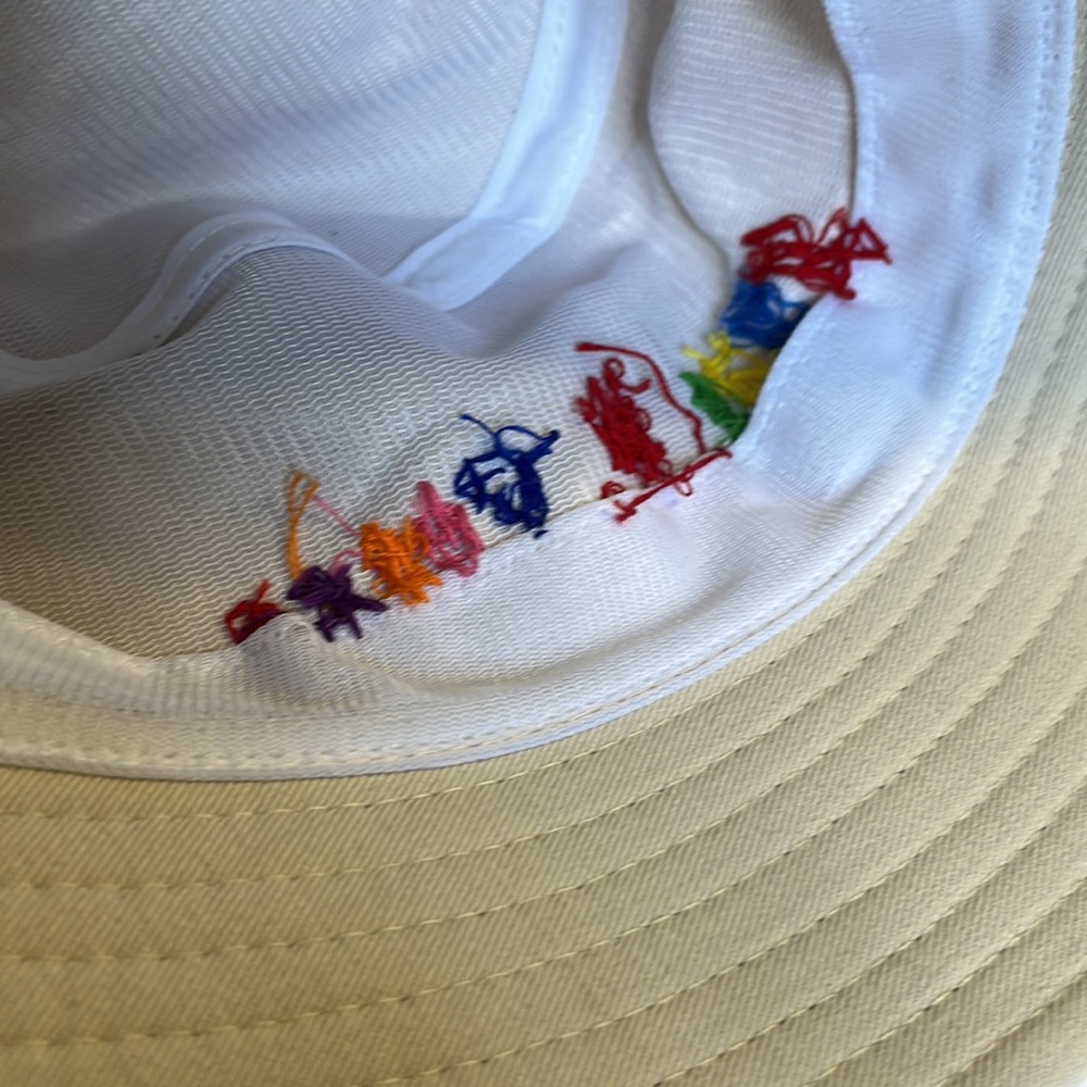 Hand Embroidery Bucket Hat Guns N Roses Festival OOAK Hand Embroidered Boho - Picture 7 of 14